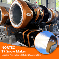 Machine à neige directe usine, équipement de neigement pour stations de ski, canon à neige haute performance, commande à distance, fonctionnement automatique