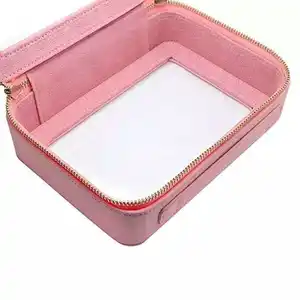 Travel Makeup Cases Private Label Travel Makeup Bag Boxes Cosmetic Pouch Organizer Portable Small Train Case