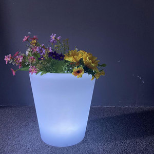 <span class=keywords><strong>Pot</strong></span> de fleurs éclairage LED RGB, <span class=keywords><strong>grand</strong></span> format, 5 pièces, pour décoration de la maison - Product Image 3