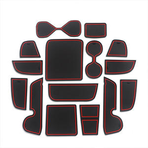 Tapis de tasse de fente de porte anti-dérapant classique pour <span class=keywords><strong>Honda</strong></span> Vezel <span class=keywords><strong>HR</strong></span>-<span class=keywords><strong>V</strong></span> 2021 <span class=keywords><strong>2022</strong></span> HRV accessoires intérieurs caboteur de coussin de porte antidérapant - Product Image 1