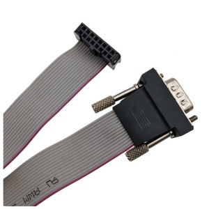 OEM ODM 2,54mm 2x8P IDC a 15P HDB DVI VGA hombre UL2651 AWG28 plana cable de cinta de la Asamblea - Product Image 4