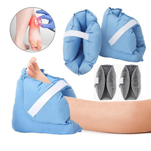 <b>Heel</b> Protector Pad With Adjustable Strap For Foot Protection And <b>Support</b> Universal Size Blue Gray Color Options - Product Image 1