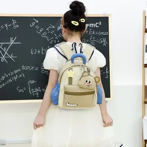 <span class=keywords><strong>Mochila</strong></span> <span class=keywords><strong>Escolar</strong></span> Unisex para Jardín de Niños, 21L, Impermeable, de Nailon, con Diseño de Dibujos Animados, Respaldo Ergonómico, Diseño Moderno y Lindo para Niños, My Melody - Product Image 3