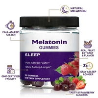 Ausreson OEM Gommes de mélatonine sans sucre pour enfants 5mg 10mg 20mg – Compléments de sommeil végétaliens et naturels pour enfants