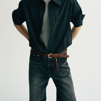 Nouveau design 2026 – Jean baggy droit noir en denim pour homme, idéal pour un usage quotidien décontracté – Jean taille haute à jambe droite pour homme