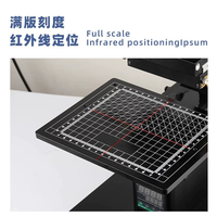 Máquina de Estampagem Digital Automática por Compressão, Prensa Térmica para Hot Stamping, Gravação em Couro e Moldes de Latão, para Bonés e Canecas