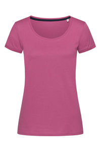 New Arrival Blank Ladies Multiple Colors t Shirts Pure 100% Cotton Scoop Round <b>Top</b> Short Sleeve T Shirt with Custom Printing - Product Image 4