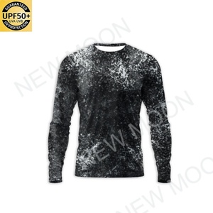 High-end Custom Men's Fishing Shirt Custom Antibacterial UPF50 + Breathable Quick-drying Camouflage Long-sleeved Fishing Shirt - Product Image 4