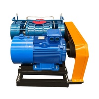 Souffleur Roots industriel en acier inoxydable refroidi par eau, pompe à air électrique haute pression CA pour systèmes pneumatiques de transport de poussière