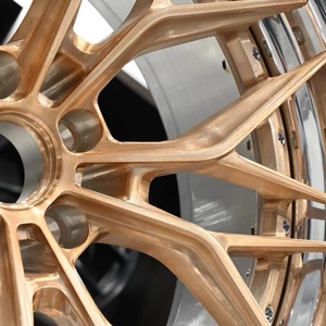 Ruedas forjadas de dos piezas DJJ de 19-21 pulgadas, adecuadas para ruedas personalizadas de Porsche 911 GT2/GT3 <span class=keywords><strong>Lamborghini</strong></span> Huracan <span class=keywords><strong>McLaren</strong></span> 720S - Product Image 4