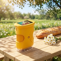 Microscope numérique portable, cadeau d'anniversaire, mise au point manuelle, lumière intégrée, jouet pour exploration et enregistrement microscopiques