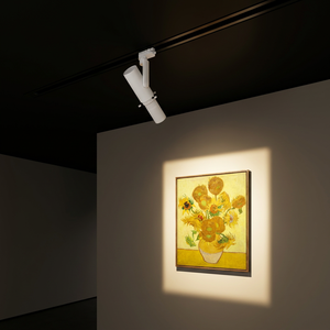 Projecteur LED de contour modulable 10W 30W CRI97, intensité variable et zoomable, pour musées, galeries d'art et magasins de détail - Product Image 4