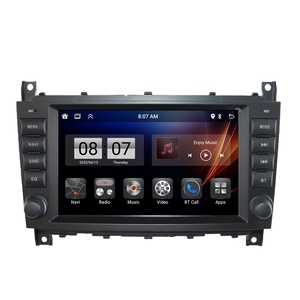 8 "Android 13 Auto Carplayเครื่องเล่นวิดีโอมัลติมีเดียวิทยุบลูทูธGPSนําทางสําหรับMercedes Benz C Class W203 Rdsเพลง