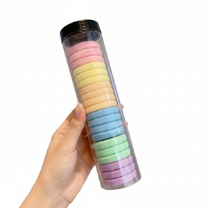 Fasce elastiche fatte a mano semplici eleganti per ragazze di tendenza di moda in pizzo acrilico peluche vendita all'ingrosso per bambini - Product Image 2