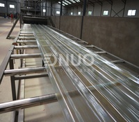 Production automatique de feuilles d'éclairage de lucarnes de toiture en fibre de verre FRP faisant la Machine Chine Fabricant avec des composants PLC