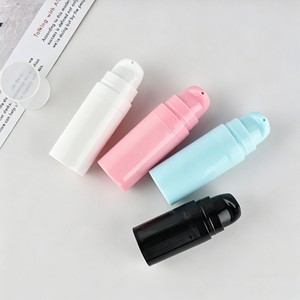 Livraison Rapide – Flacon Pompe Airless en PP Blanc, Rose, Bleu, Noir de 5ml, 10ml, 15ml – Personnalisation Prise en Charge pour Shampoing - Product Image 2