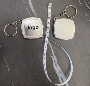 Mini cinta métrica con llavero Nivel 1m 3 pies 1,5 m 5 pies 2M 6 pies cinta métrica recuperable de acero regla pequeña - Product Image 3