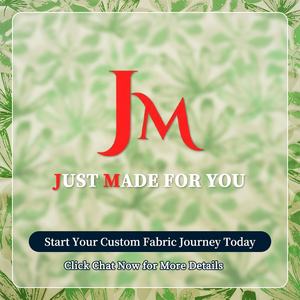 قماش حرير ساتان فاخر من JM، مطبوع رقميًا حسب الطلب، مصنوع من البوليستر 100٪ لملابس النساء - Product Image 6