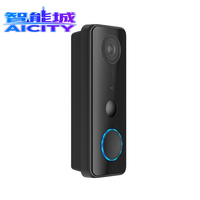 SQ Infrared Night 1080P Tuya Smart Video Doorbell Deteksi PIR IP65 Tahan Air Sudut Pandang 135 Derajat Interkom Dua Arah