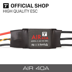 T-MOTOR <span class=keywords><strong>AIR</strong></span> 40A <span class=keywords><strong>2</strong></span>-6S 600HZ NO BEC Moteur ESC BLDC à faible tension stable en métal compatible FPV pour drone <span class=keywords><strong>Mavic</strong></span> Mini modèle RC - Product Image 2
