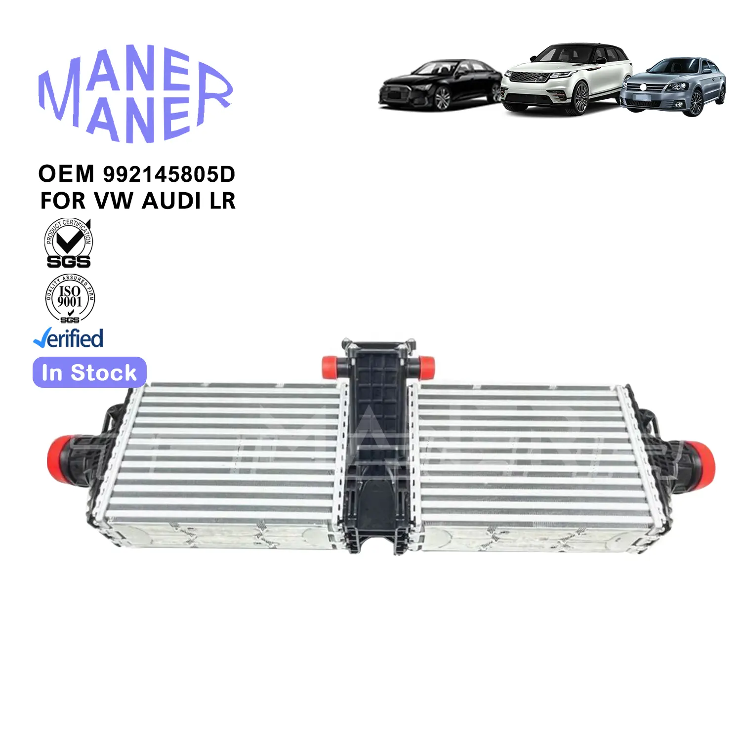 Sistemi motore Auto MANER 992145805D 992145805C fabbricazione intercooler carica aria ben fatto adatto per porsche 911 Carrera 2020