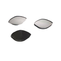 2mm 3mm clear Mirror Cuts of Leaf Shapes Custom Cut Mirror Glass Pieces Leaf Patterned Mirror Glass Mosaic Tiles