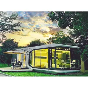 Cabina acústica para hotel, casa de fibra de vidrio prefabricada, Sudáfrica