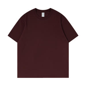 مصنع مخصص قطن عادي تي شيرت جودة عالية نقية تي شيرت للرجال 230 جم/متر مربع كبير الحجم فضفاض تي شيرت - Product Image 3