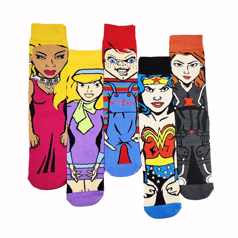 Neueste Männer Anime Lustige Tube Sokkies Meias Cartoon Skarpetki Stoking Chausse ttes Corap Calcetas Hombre Calcetines Socken