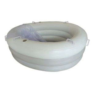 Pvc <span class=keywords><strong>Inflatable</strong></span> xách tay hình bầu dục sinh thái nước sinh hồ bơi với lót và xử lý cho mang thai - Product Image 2