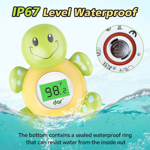 Termómetro de agua electrónico inteligente de Tortuga Verde pequeña Producto de baño digital para bebés con monitoreo transfronterizo para <span class=keywords><strong>Amazon</strong></span> - Product Image 2