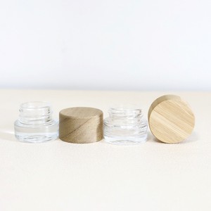 Wholesale Custom Child-Resistant Silk Printing Glass Jars with Plastic Cap Thick Base <b>Wax</b> <b>Oil</b> Vessels in 3g 5g 9g Sizes - Product Image 3