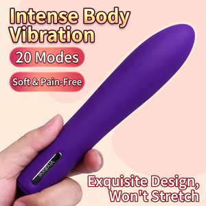 Latest Style Environmentally Friendly Silicone Double Head Bullet <b>Vibrator</b> 10-Speed IPX5 Waterproof USB Rechargeable Gift - Product Image 5