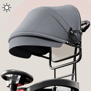 Voiture électrique pour enfant, 4 roues, avec capote, pour enfants de 2 à 4 ans, unisexe, véhicule tout-terrain - Product Image 4