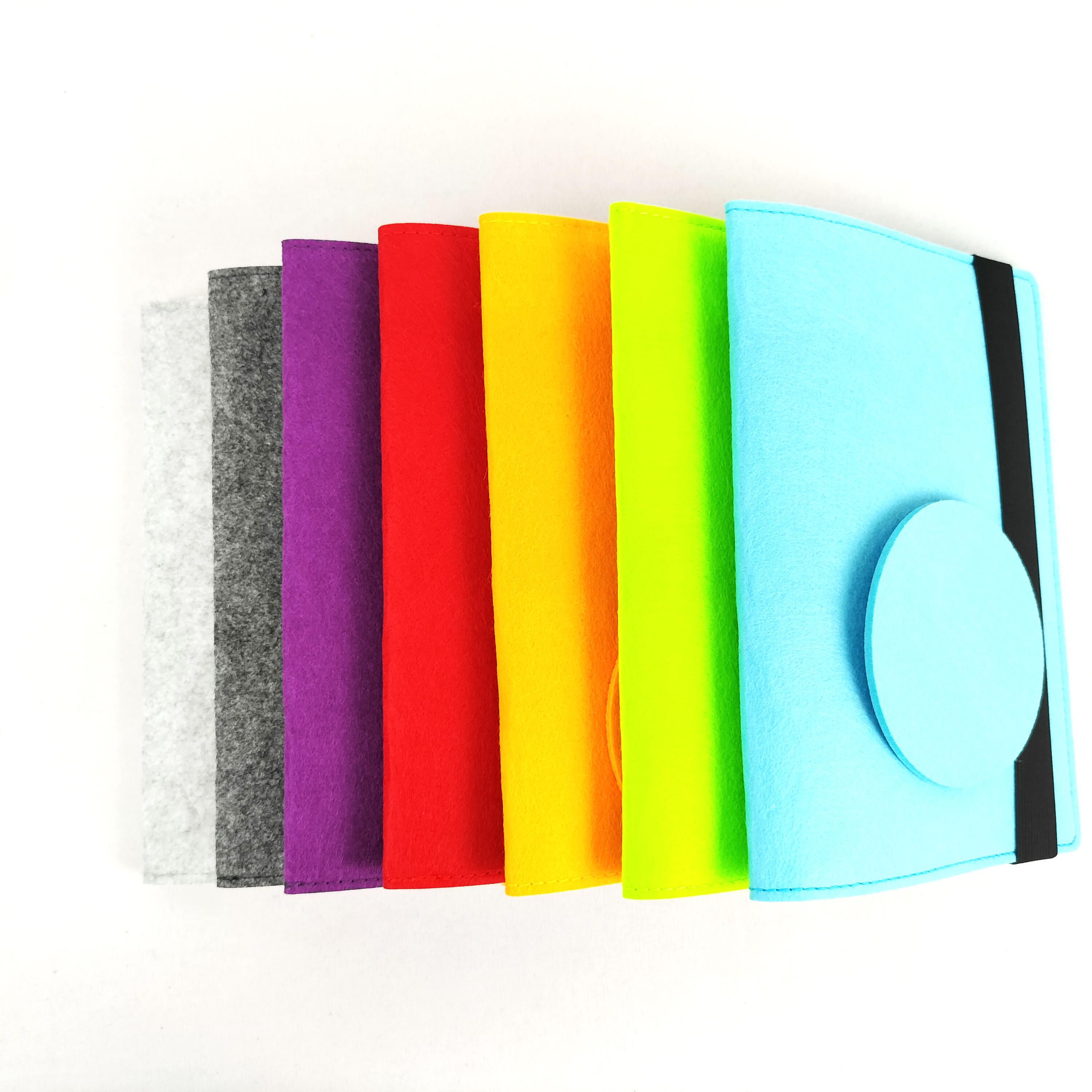 Хит продаж, цветной фетровый чехол для дневника размера А4, А5, эластичный чехол для блокнота, товары для студентов