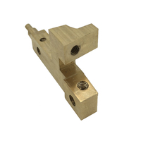 Usinage CNC de haute précision sur mesure pour blocs en acier inoxydable et laiton, destinés au tournage de pièces en cuivre avec électroérosion à fil et brochage