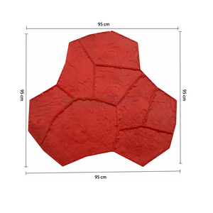 Tapis de gaufrage en béton à texture de pierre - Impression en relief en polyuréthane pour projets de ciment DIY - Antiadhésif, facile à nettoyer - Product Image 2