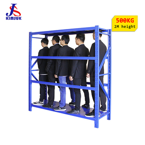 500Kg Mỗi Lớp 2000L * 600D * 2000Hmm Kho Chứa Kim Loại Trung Bình Kệ Công Nghiệp - Product Image 1