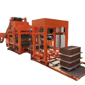 Low cost QT 3-13 fully auto used hollow block brick making machine