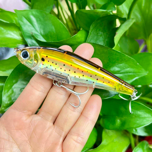 CHEERY XX-026 Señuelo de superficie 3D Inshore <span class=keywords><strong>90ss</strong></span> tipo lápiz 70mm 8g para lubina, lucio, zander, carpa, perca - Pesca en agua dulce y salada - Product Image 3