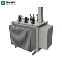 Transformateur triphasé S11 certifié UL GUOYUE 50/60HZ 10KVA-50000KVA 10KV 20KV 35KV à huile pour la distribution d'énergie électrique