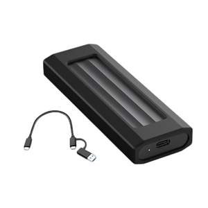 ไดรฟ์พกพา SYONG USB <span class=keywords><strong>3.1</strong></span> Type C รองรับการถ่ายโอนข้อมูล 10Gbps, กล่องหุ้ม NVMe SATA, อะแดปเตอร์อะลูมิเนียมภายนอกสำหรับพีซี/แล็ปท็อป - Product Image 1