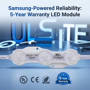 Module LED super lumineux 12V pour enseignes LED, module LED 2835 1,2W haute puissance, fabrication en usine, 6500K - Product Image 1