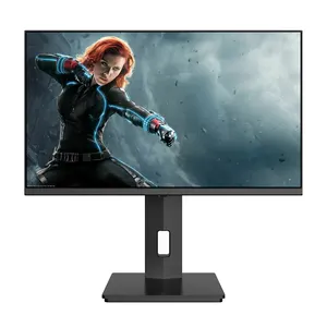 KUAI Monitor IPS HD_MI, Monitor komputer FHD 1920x1080P 130% sRGB DP, 75Hz, layar terpisah, tinggi/Pivot dapat disesuaikan