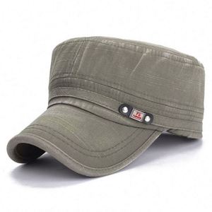 Casquettes de capitaine plates coréennes pour hommes, style délavé, nouvelle collection, protection solaire, vente en gros - Product Image 2