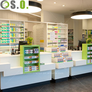 אחסון רפואי ארון מרקחת מותאם אישית חנות תצוגה mdf ארון מגירות בית מרקחת ארון - Product Image 5