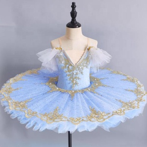 Tutú de Ballet Clásico Profesional para Adultos y Niños, <span class=keywords><strong>Disfraz</strong></span> de Ballet Lago de los Cisnes Blanco, Tutú Tipo Pancake, Vestido de Baile para Bailarinas, Niñas y Mujeres - Product Image 4