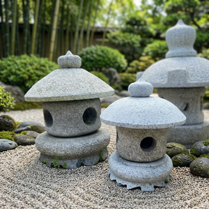 Farol de Piedra Japonés para Jardín Exterior, Diseño Tradicional, Ecológico, Duradero y Fácil de Limpiar, Gran Venta - Product Image 4