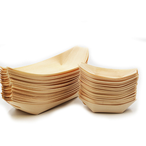 Piatto Ecologico Usa e Getta a Forma di <span class=keywords><strong>Barca</strong></span> <span class=keywords><strong>in</strong></span> Legno per Sushi di Varie Dimensioni - Product Image 3