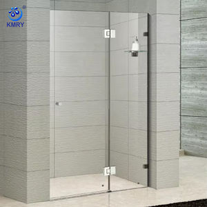 Kmry Super Simple con bisagras bandeja rectangular baño <span class=keywords><strong>ducha</strong></span> puerta apariencia cuadrada sin marco Pantalla de <span class=keywords><strong>ducha</strong></span> de vidrio Super <span class=keywords><strong>precio</strong></span> de fábrica - Product Image 1